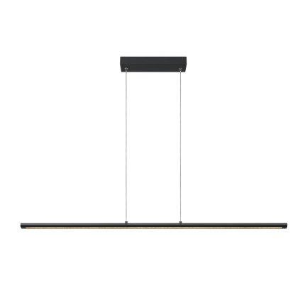 Mantra Lineal, černé lineární závěsné svítidlo LED 38W 3000K, délka 122cm