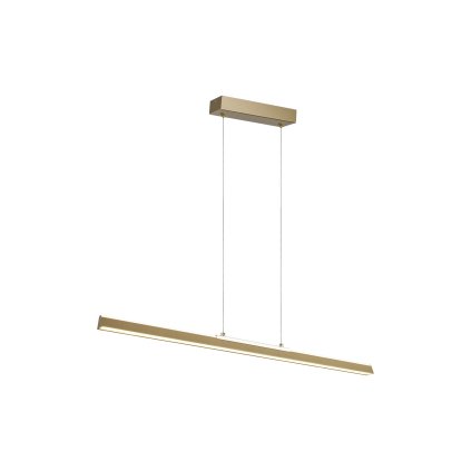 Mantra Lineal, zlaté lineární závěsné svítidlo se svícení nahoru/dolů LED 36W 3000K, délka 91cm