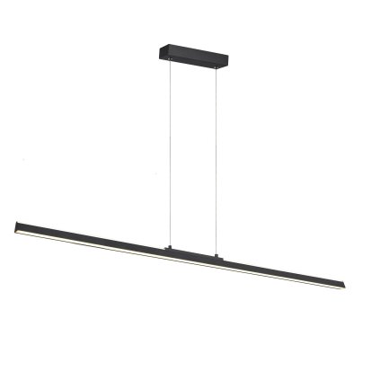 Mantra Lineal, černé lineární závěsné svítidlo se svícení nahoru/dolů LED 54W 3000K, délka 151cm