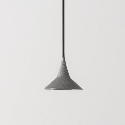 Artemide Unterlinden, hliníkové svítidlo s texturou dřeva, 7,5W LED 2700K, Ø 11,7cm