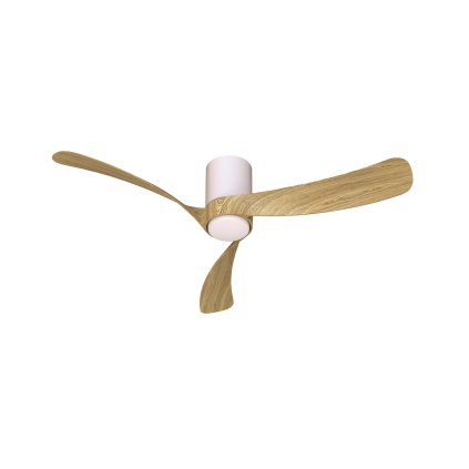 Mantra Nemo M, lopatkový ventilátor se svítidlem a dálk. ovladačem, LED 24W 2700-5000K, bílá/dřevěná, průměr 122cm