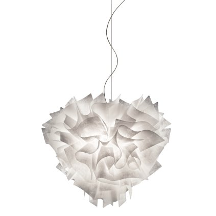 Slamp Veli Couture Suspension, závěsné designové svítidlo s transparentním kabelem, 2x12W E27, prům. 42cm