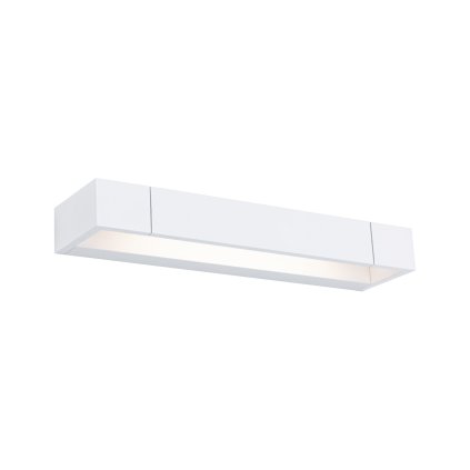 Paulmann Lucille, bílé nástěnné svítidlo s nastavitelným směrem svícení, 11W LED 2700K tříkrokové stmívání, 40cm, IP44