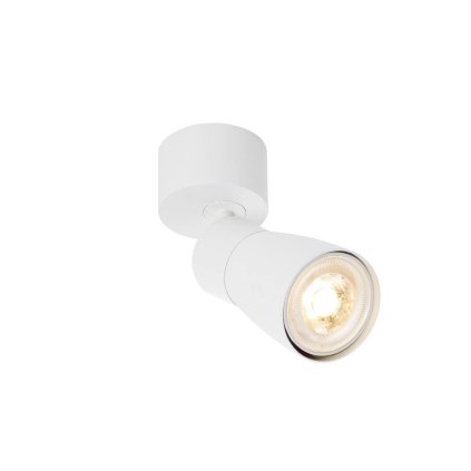 SLV Puri 2.0 Dome, bílé nástěnné/stropní svítidlo 1xGU10 s kulatou základnou, výška 14,8cm