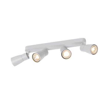 SLV Puri 2.0 Dome, šedé nástěnné/stropní svítidlo 4xGU10, délka 36,5cm
