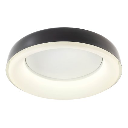 Redo Dip, černé stropní/závěsné svítidlo, LED 40W, 2700-6500K, průměr 62,4cm