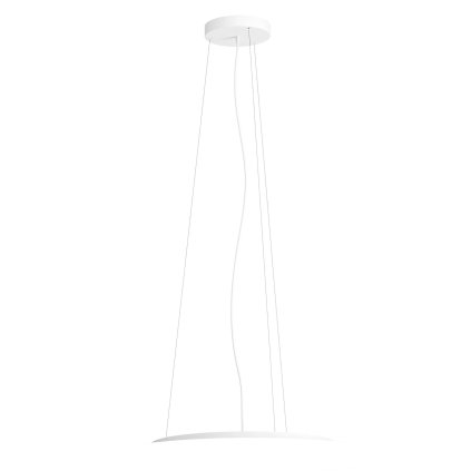 Redo Dama, bílá stropní rozeta pro model Ø80cm, průměr 20cm