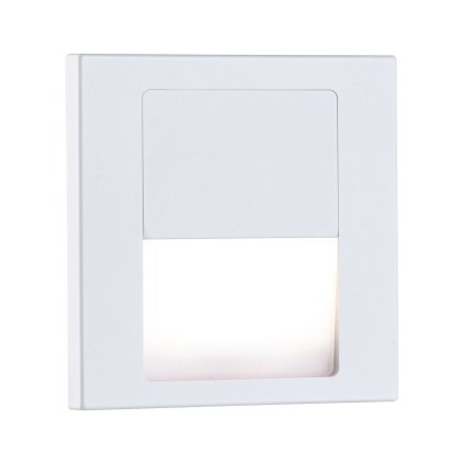 Paulmann Tsaro follower, svítidlo do stěny, 1W LED 2700K, matná bílá, 8x8cm