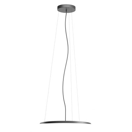 Redo Dama, černá stropní rozeta pro model Ø80cm, průměr 20cm