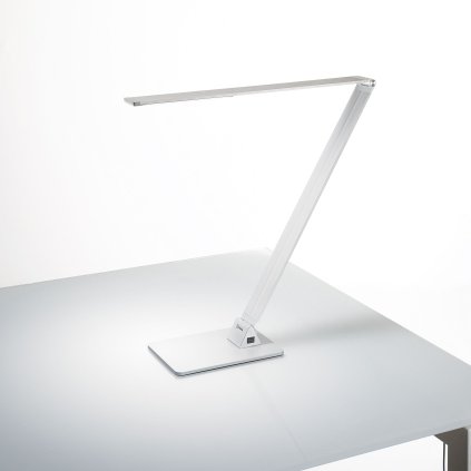 Fabas Wasp, stmívatelná stolní lampa z hliníku, 12W LED 3000/4000K, výška 50cm