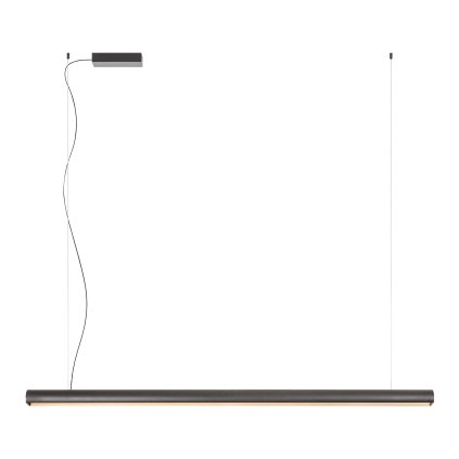 Redo Cityline, černé závěsné svítidlo, LED 35W 3000/4000K, bezdotykové ovládání, stmívatelné, délka 150cm