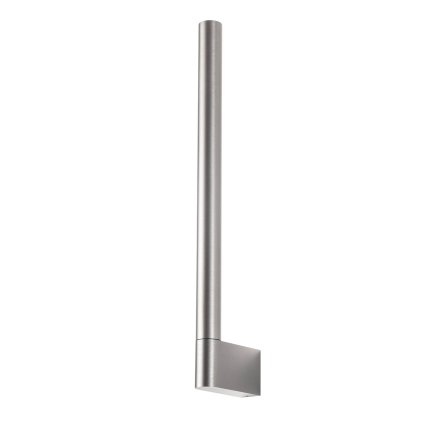 Redo Cityline, niklové nástěnné svítidlo, LED 8,5W 2700K, stmívatelné, výška 44,5cm, IP54