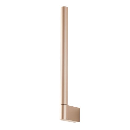 Redo Cityline, hnědé nástěnné svítidlo, LED 8,5W 3000K, stmívatelné, výška 44,5cm, IP54