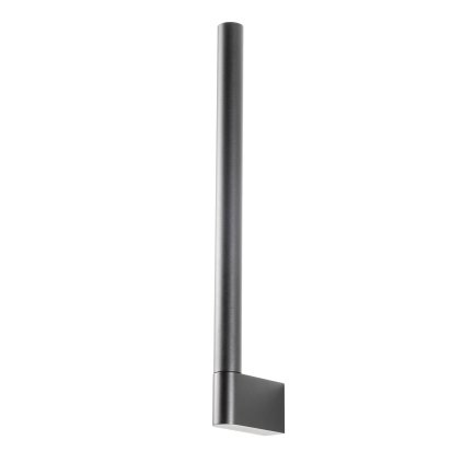 Redo Cityline, černé nástěnné svítidlo, LED 8,5W 3000K, stmívatelné, výška 44,5cm, IP54