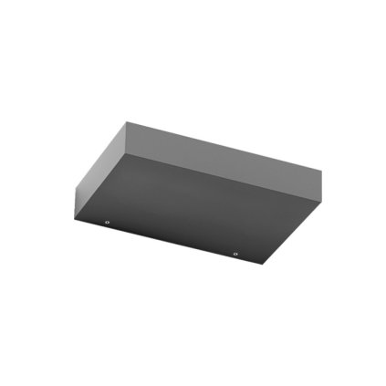 Linea Light Regolo V2 240 Mono, šedé nástěnné svítidlo, LED 17W 2700K, šířka 23,4cm