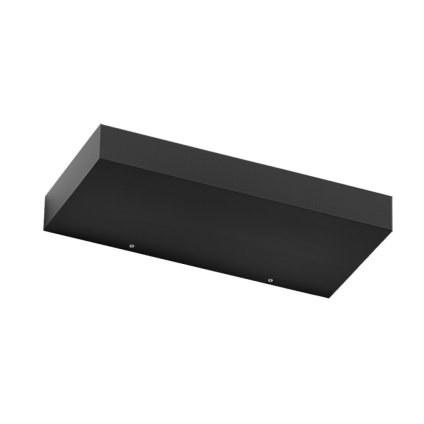 Linea Light Regolo V2 320 Mono, černé nástěnné svítidlo, LED 26W 3000K, šířka 31,4cm