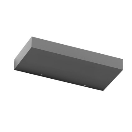 Linea Light Regolo V2 320 Mono, šedé nástěnné svítidlo, LED 26W 3000K, šířka 31,4cm