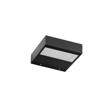 Linea Light Regolo V2 160 Bi, černé nástěnné svítidlo, LED 17W 2700K, šířka 15,4cm