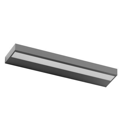 Linea Light Regolo V2 620 Bi, šedé nástěnné svítidlo, LED 46W 2700K, šířka 61,3cm