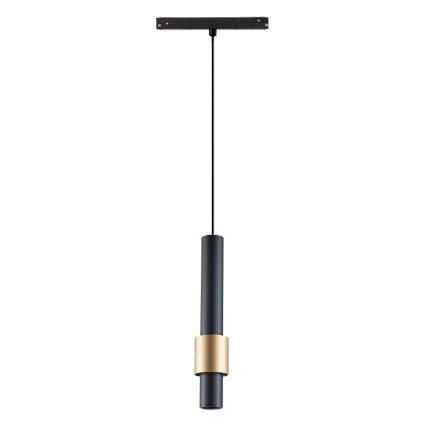 Mantra Magneto 48V Clifton, černozlatý závěs LED 7W 2700K 38°, TRIAC, průměr 5,8cm
