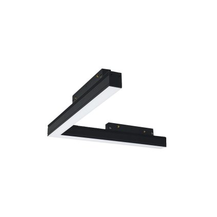 Mantra Magneto 48V, černý rohový modul LED 16W 3000K 120°, on/off, 33x30cm