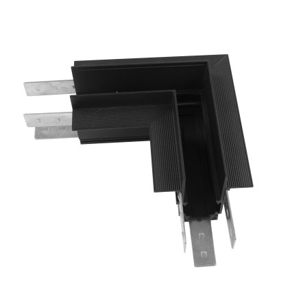 Mantra Magneto 48V, L spojka zapuštěná stropní černá 90°