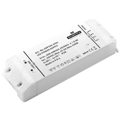 Mantra Magneto 48V, napaječ SNP320-48VL-1, stmívatelný, 0-320W, 22x7,8cm