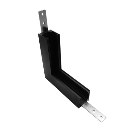 Mantra Magneto 48V, spojka strop-stěna černá nízká 90° vnitřní