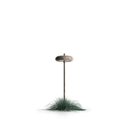 Il Fanale Pantarhei, stojanové svítidlo z mosazi a terakoty, LED 2,5W 2700K, výška 61,5cm, IP65