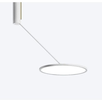 Zava Alioth, bílé stropní/závěsné nastavitelné svítidlo LED 33W 3000K, průměr 50cm, stmívatelné