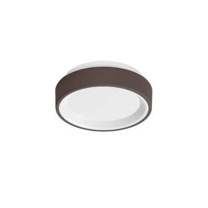 Linea Light Iside, hnědé stropní/nástěnné svítidlo, 10W LED 3000K, prům. 23,1cm