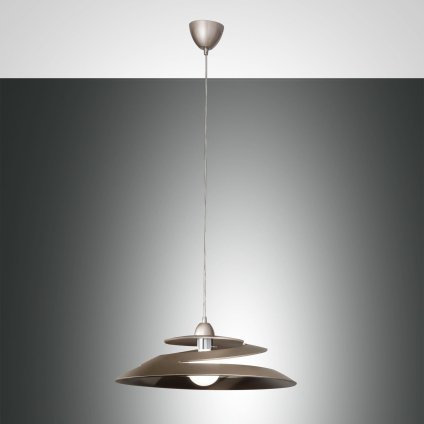 Fabas Aragon, závěsné svítidlo, 60W E27, bronzová, prům. 53cm