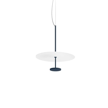 Linea Light Stilo_P, závěsné svítidlo pro nepřímé osvětlení, 13W LED 2700K, bílá/modrá, prům. 34,5cm