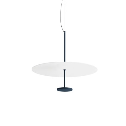 Linea Light Stilo_P, závěsné svítidlo pro nepřímé osvětlení, 21W LED 3000K, bílá/modrá, prům. 54,5cm