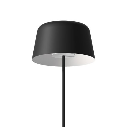 Linea Light Delfi_FL, moderní stojací lampa, 28W LED 2700K, černá, výška 189cm