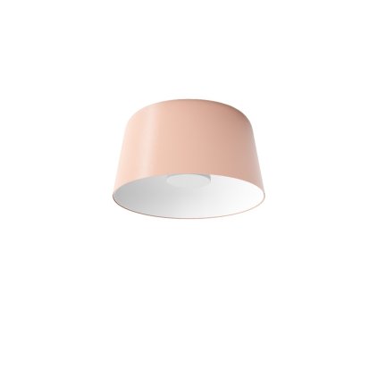 Linea Light Delfi_S, moderní stropní svítidlo, 13W LED 3000K, červeno-béžová, průměr 35cm