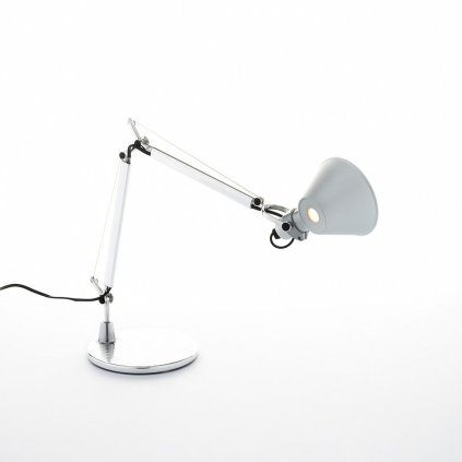 Artemide Tolomeo Micro tavolo, hliníková stolní lampa, 1x6W LED E14, 45+37 cm