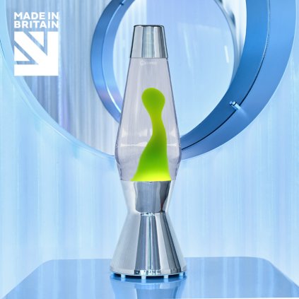 mathmos astro original lava lamp clear green 1