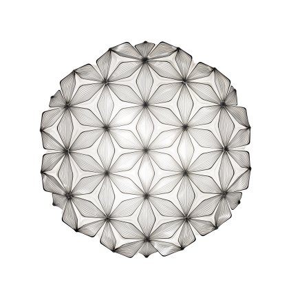 Slamp C'est La Vie Ceiling Large Black 1 no background