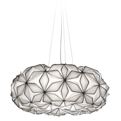 Slamp C'est La Vie Suspension Large Black 2 no background transparent wire