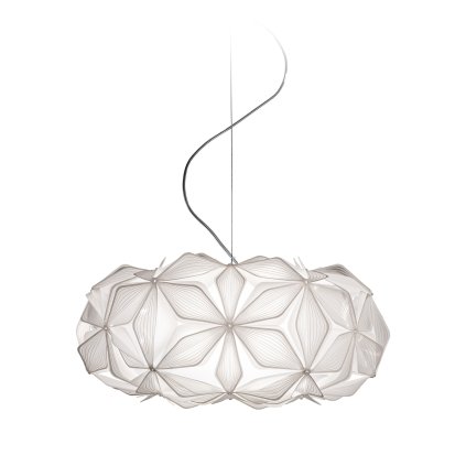 Slamp C'est La Vie Suspension Small White 2 no background transparent wire