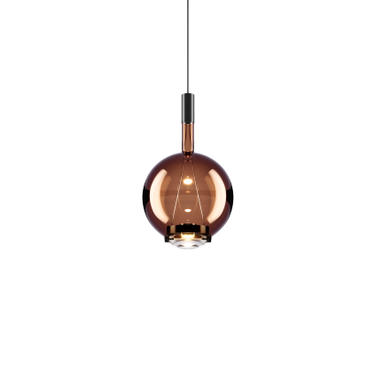 Sky–Fall Round medium Glossy Bronze Black