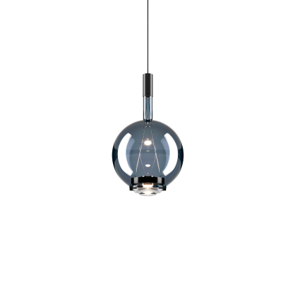 Sky–Fall Round medium Deep Azure Steel Black
