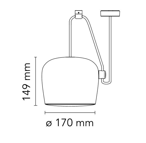 Flos aim small rozmery