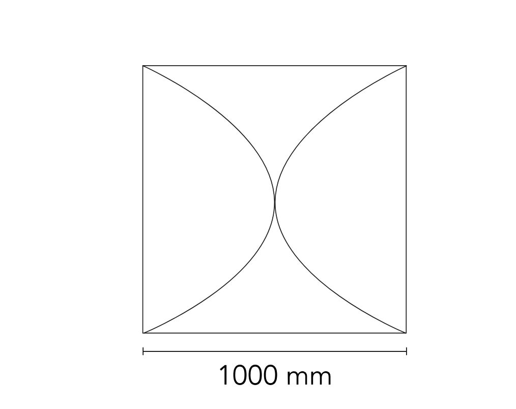 10974 5 flos ariette 2 stropni svitidlo z textilu_rozmery