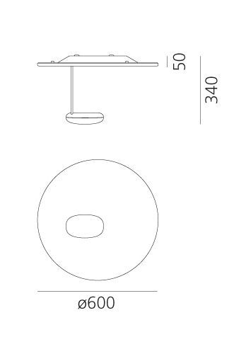 artemide droplet mini silhouette4872715 800x600 rozmery