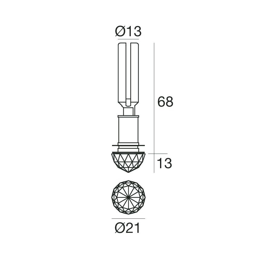 15192 2 iled ture zapustne svitidlo pro vytvoreni hvezdneho nebe 1x1 5w led 3000k chrom_rozmery
