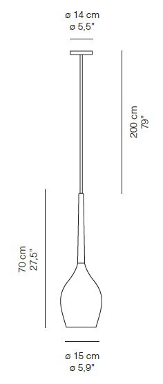 17706 7 karboxx gout zavesne svitidlo z bileho foukaneho skla 1x20w prum 15cm_rozmery