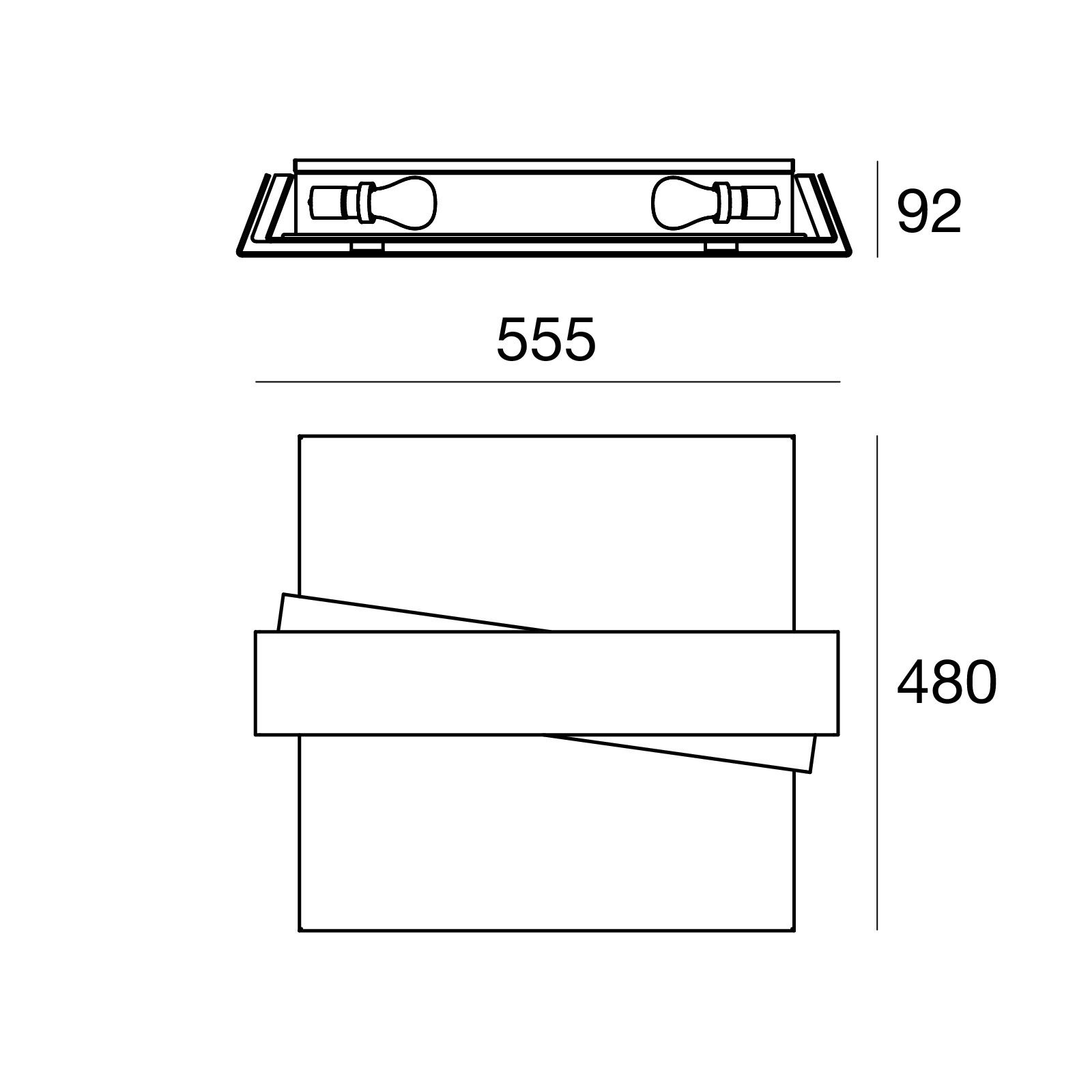 Linea Light 7290_rozmery