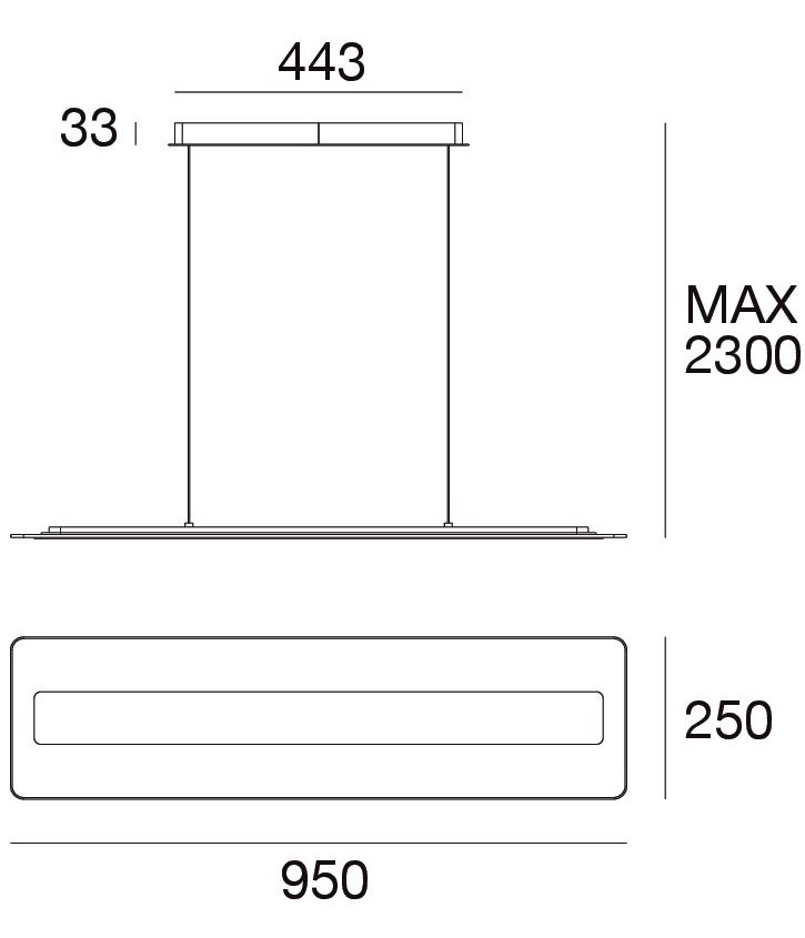 Linea Light 8936_rozmery